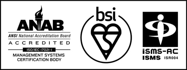 ISO/IEC 27001 認証（BSIマーク）