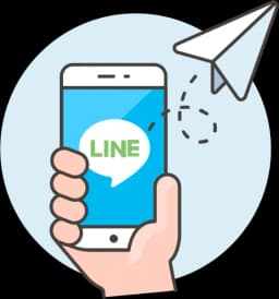 LINEの画面だけで診療予約ができる