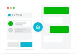 LINE活用の多彩な機能を搭載